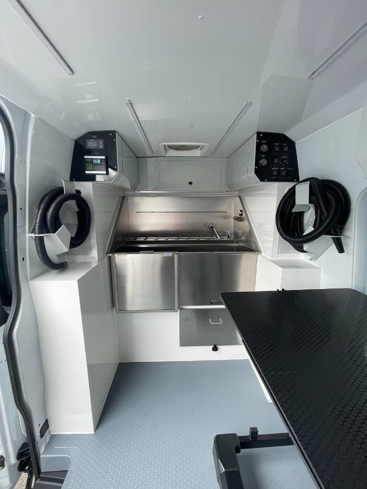Principled Pooch Van Interior Principled Pooch Van Interior